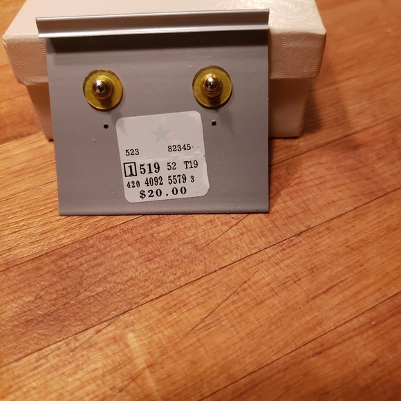 Cathy and Marcia for Catherine Stein Bronze Color and Enamel Earrings - Picture 3 of 5